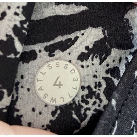 Lululemon Fast Free 7/8 Tight Leggings Black Gray Size 4 - Picture 4 of 4